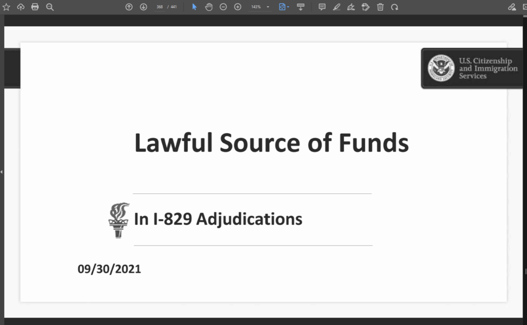 Lawful Source of Funds