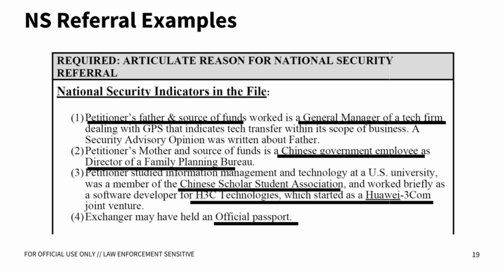NS Referral Examples