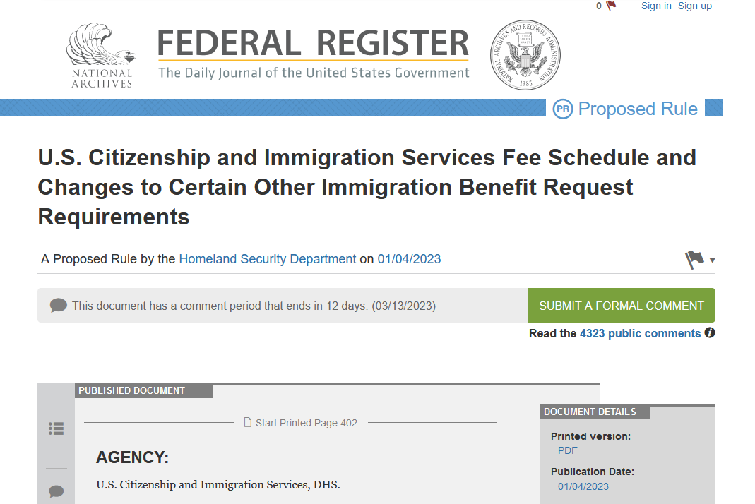 USCIS says EB-5 investors should pay more in fees